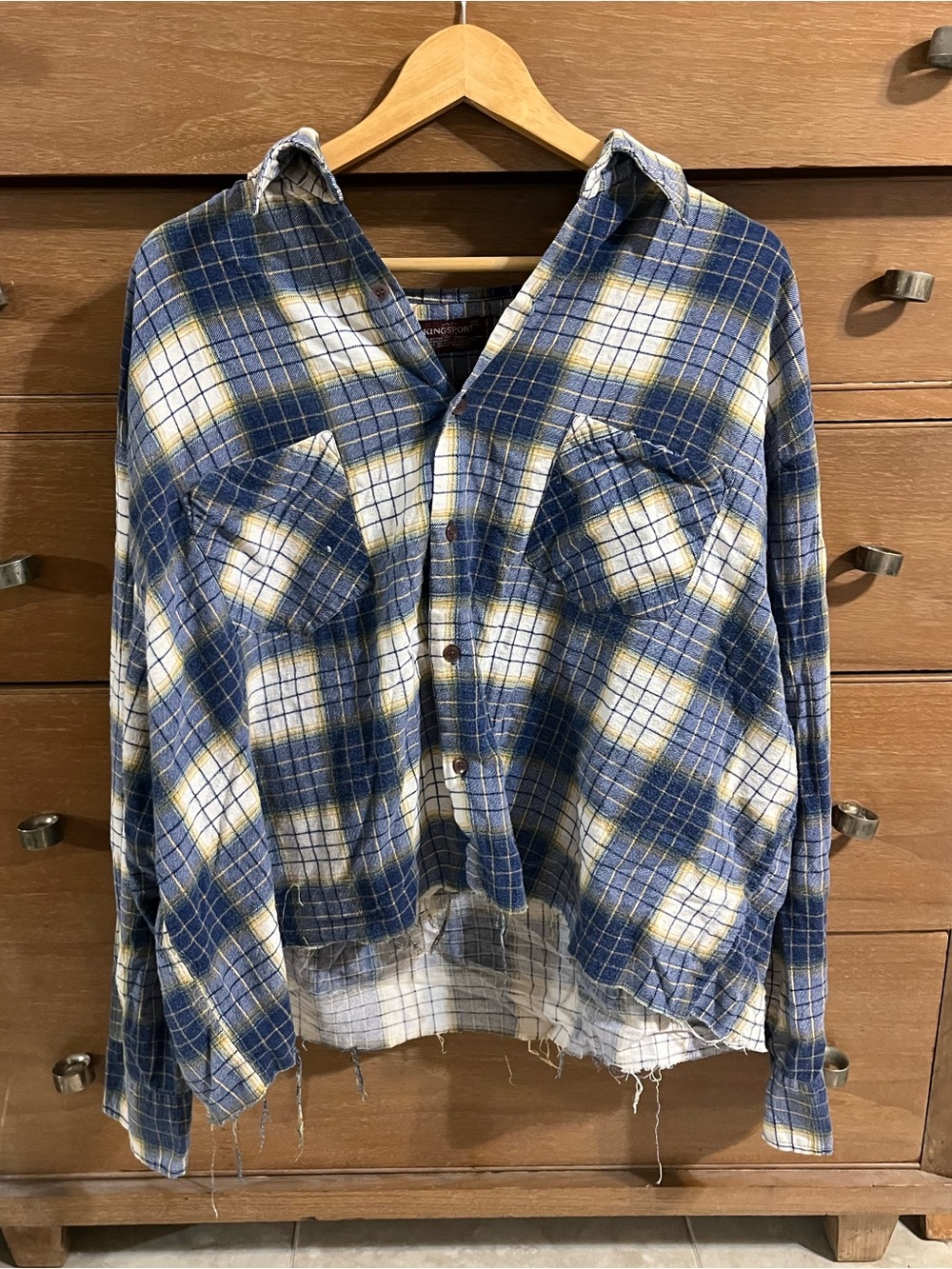 Flannel button shirt